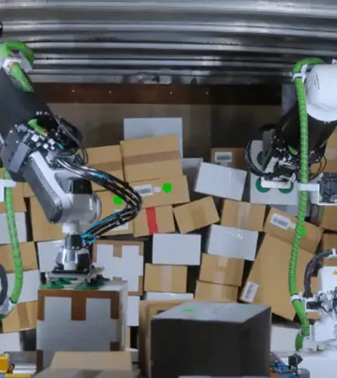 E-Commerce Logistics Industry: Mixed Palletizing of Express Parcels