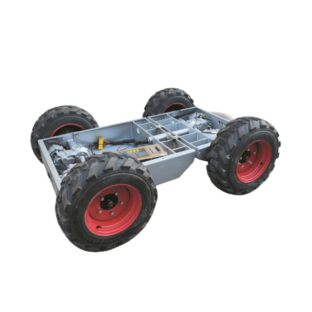 4 Wheel Differential Steering Drive Robot Chassis