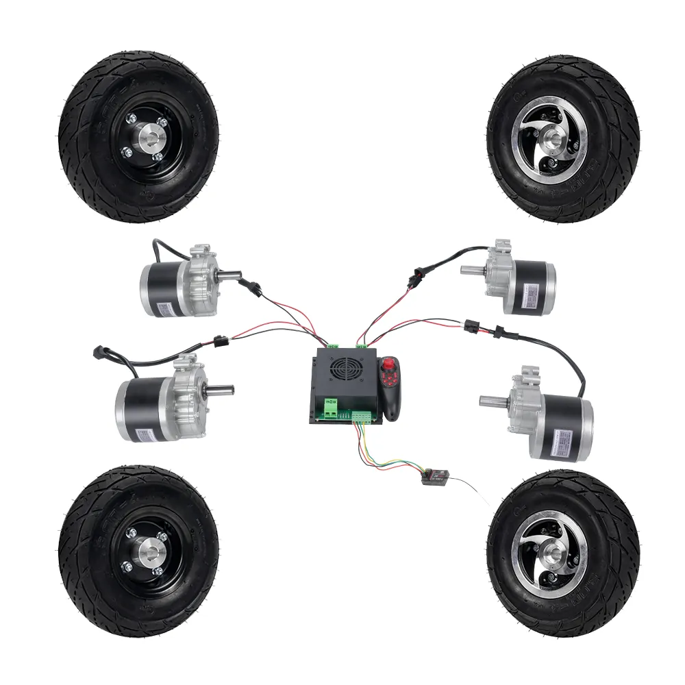 Four-Wheel Drive Brushed Motor RC Kit for AGV