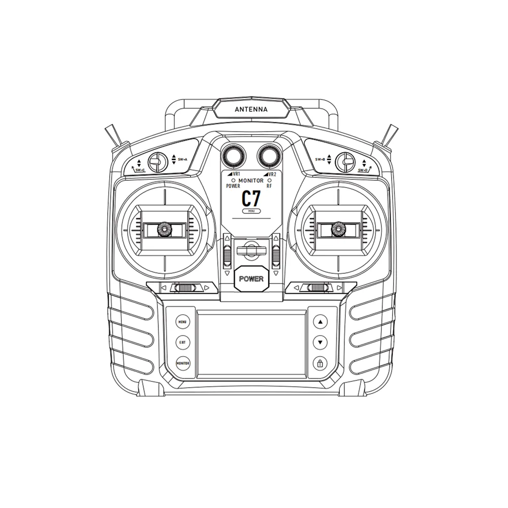 Remote Control for Robot Chassis