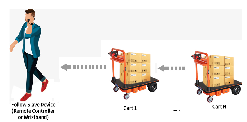 Autonomous following system
