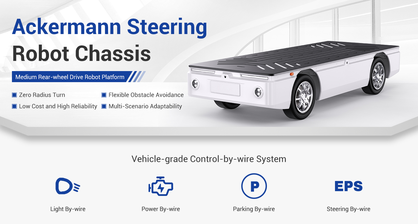 Rear-Wheel Drive Smart Robot Chassis
