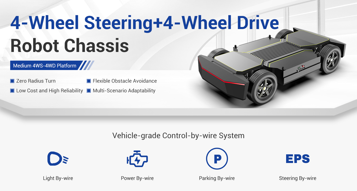 Four-Wheel Drive Robot Chassis