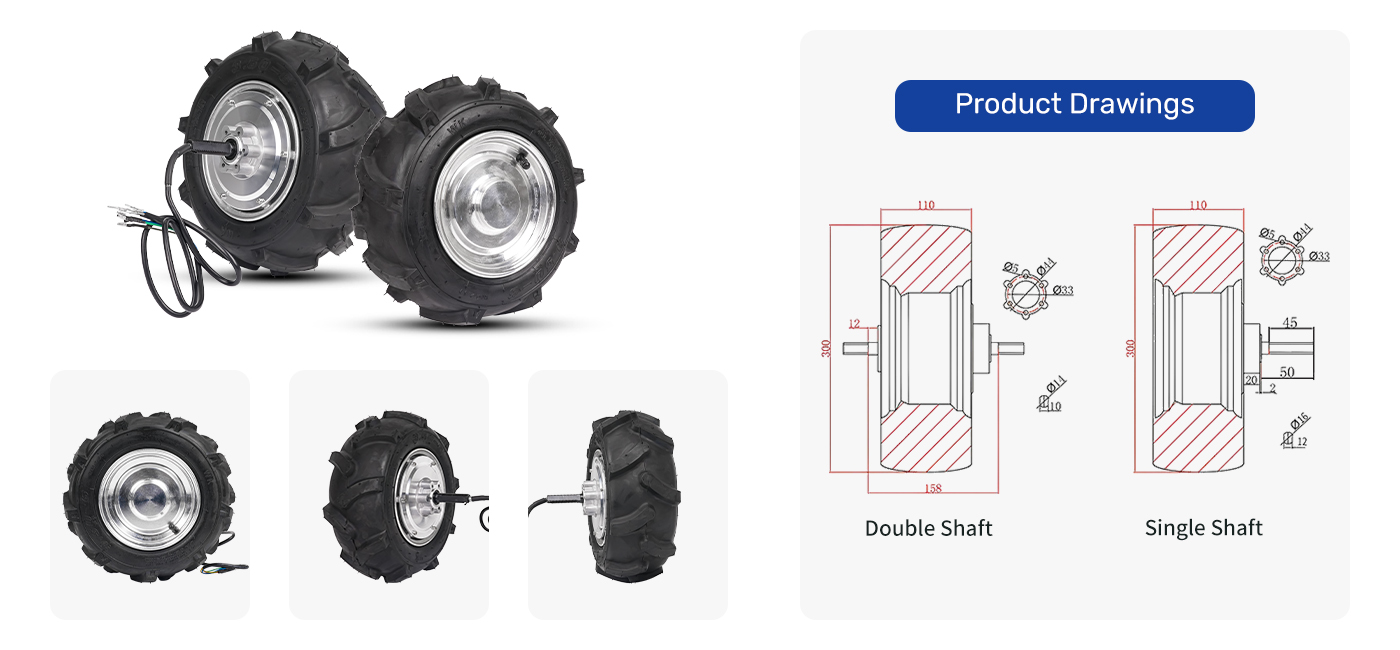 12 Inch Geared Hub Motor