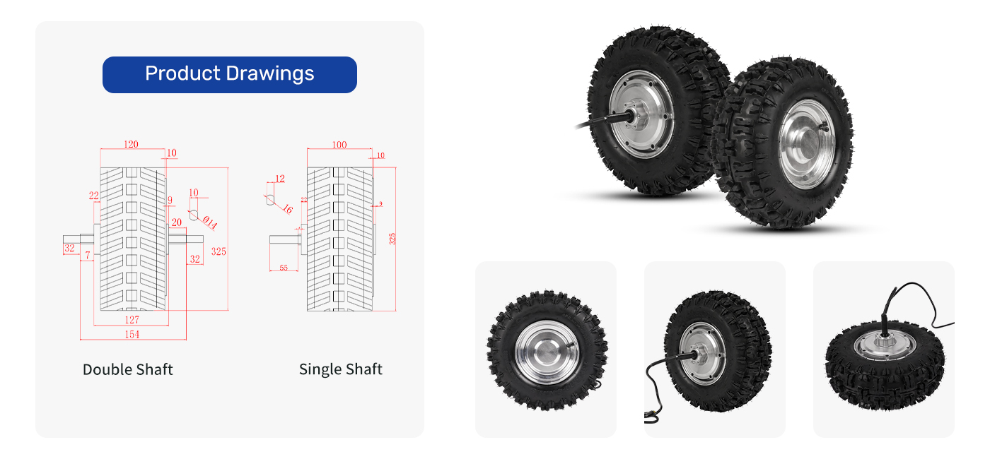 13 Inch High Torque Hub Motor
